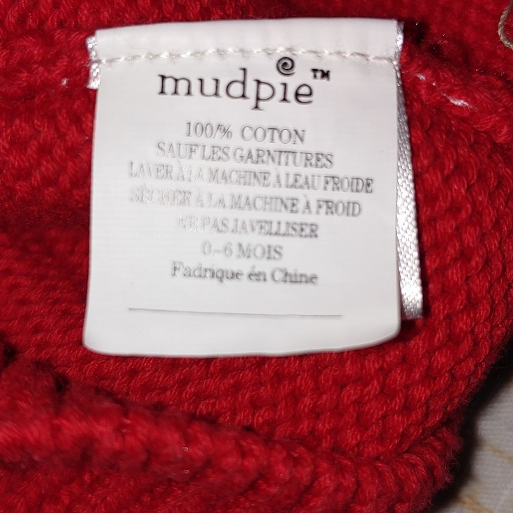 Mud Pie Santa Baby Sweater Sz 0-6 months NWOT - Picture 5 of 5